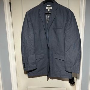 Joseph Abboud Blue Arm Patch Blazer 2X